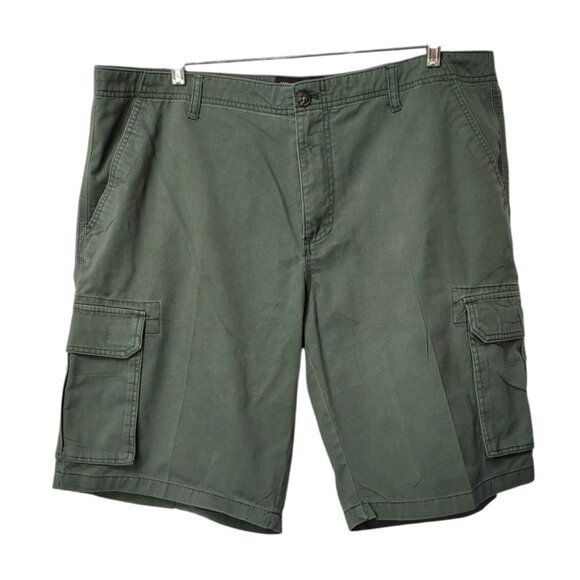 Weatherproof Other - Weatherproof Mens Cargo Shorts Tag 40W Fit 42 Olive Green Cotton Blend Durable